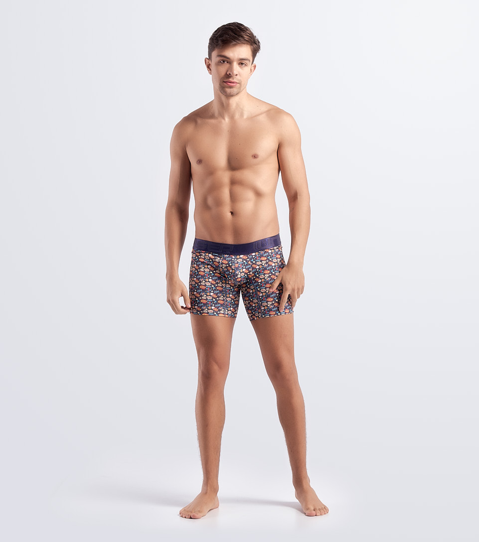 Boxer Para Hombre Bipack Combinado Con Elastico Marcado Texto Unser 832949 CU