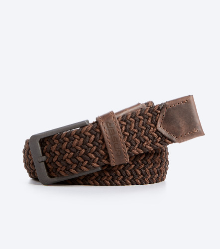 Correa Para Hombre Reata Combinada Con Cuero UnserCF