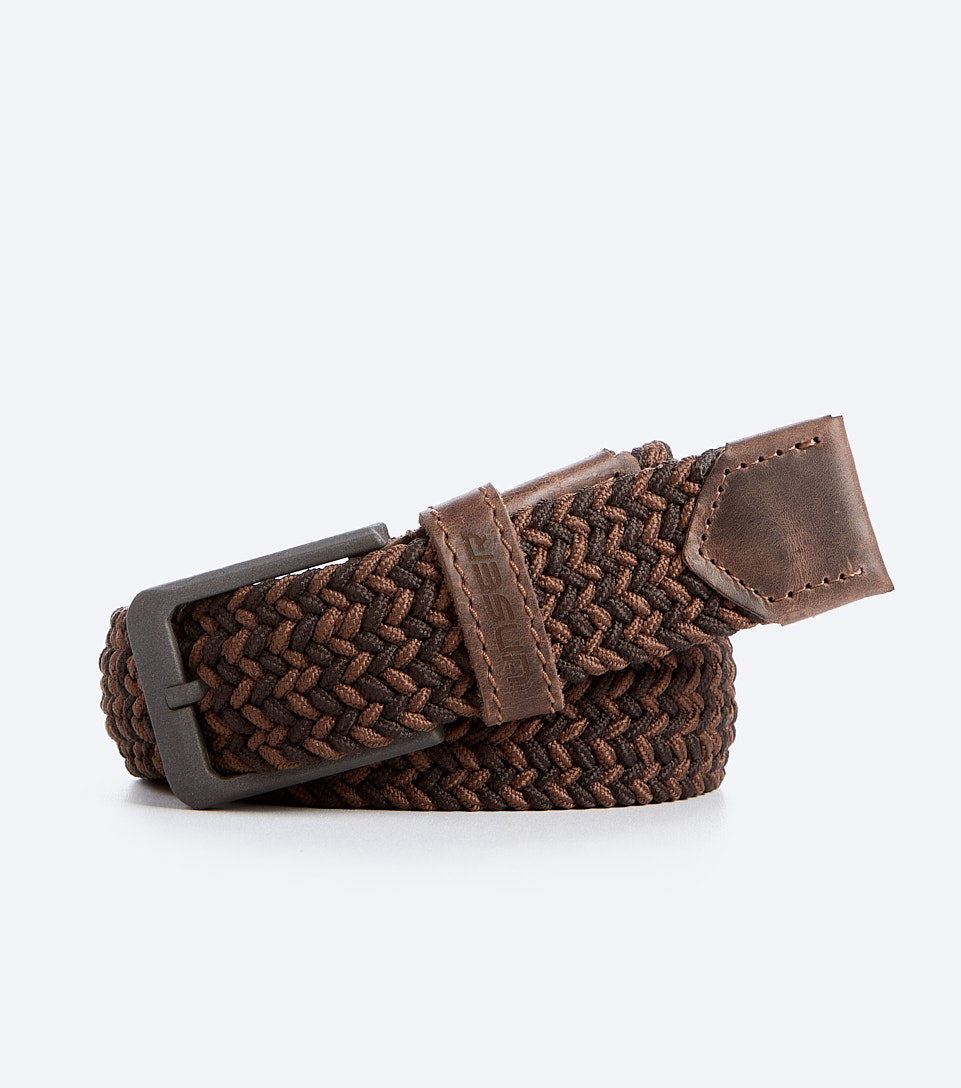 Correa Para Hombre Reata Combinada Con Cuero UnserCF