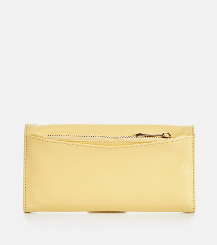 Elly Billetera Unicolor Con Monedero Removible CloverAM