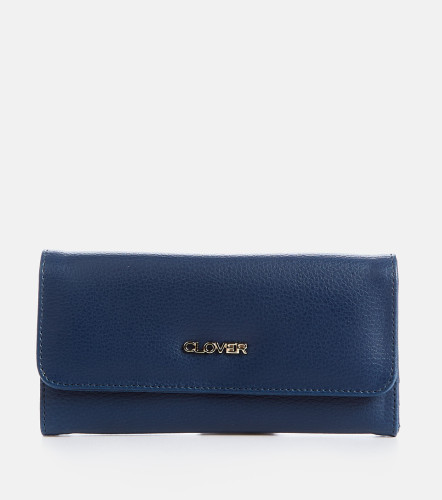 Elly Billetera Unicolor Con Monedero Removible CloverAO