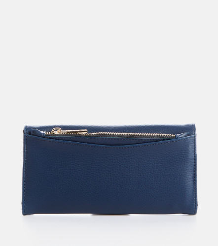 Elly Billetera Unicolor Con Monedero Removible CloverAO