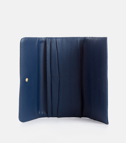 Elly Billetera Unicolor Con Monedero Removible CloverAO