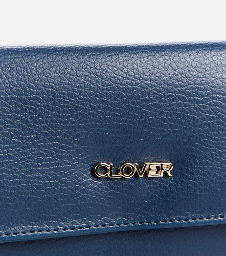 Elly Billetera Unicolor Con Monedero Removible CloverAO