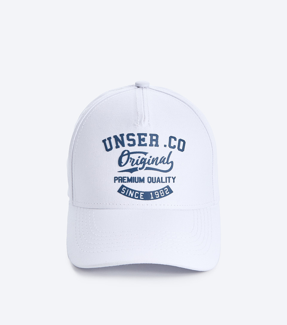 Gorra Para Hombre Unicolor Con Estampado En Parte Frontal Unser 832958 BL