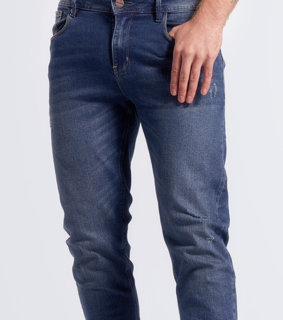 Jean Para Hombre Con Proceso Medio Y Bolsillos Unser 833638 AZ