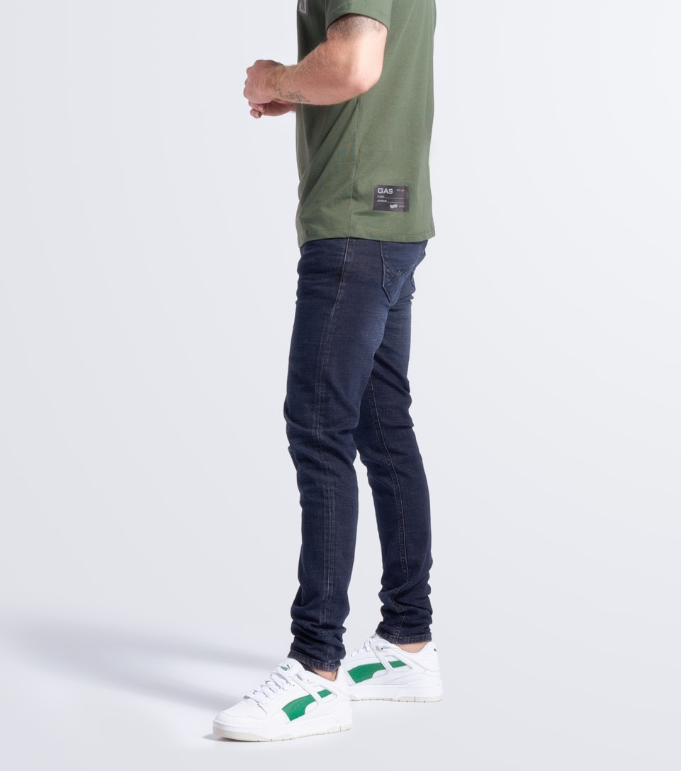 Jean Para Hombre Con Proceso Medio Y Bolsillos Unser 833639 AZ