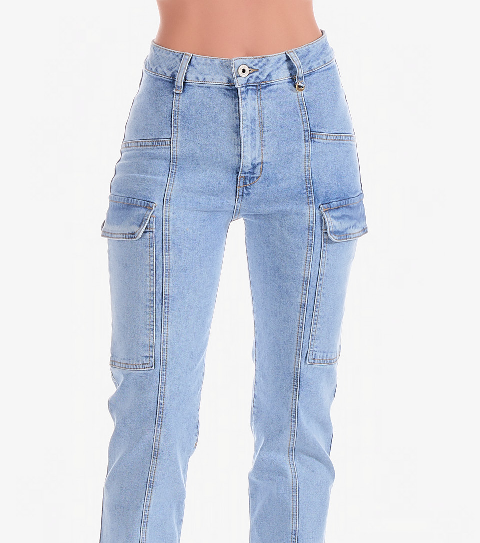 Jean Tipo Cargo Con Proceso Praga Emma Derek 832384 AZ