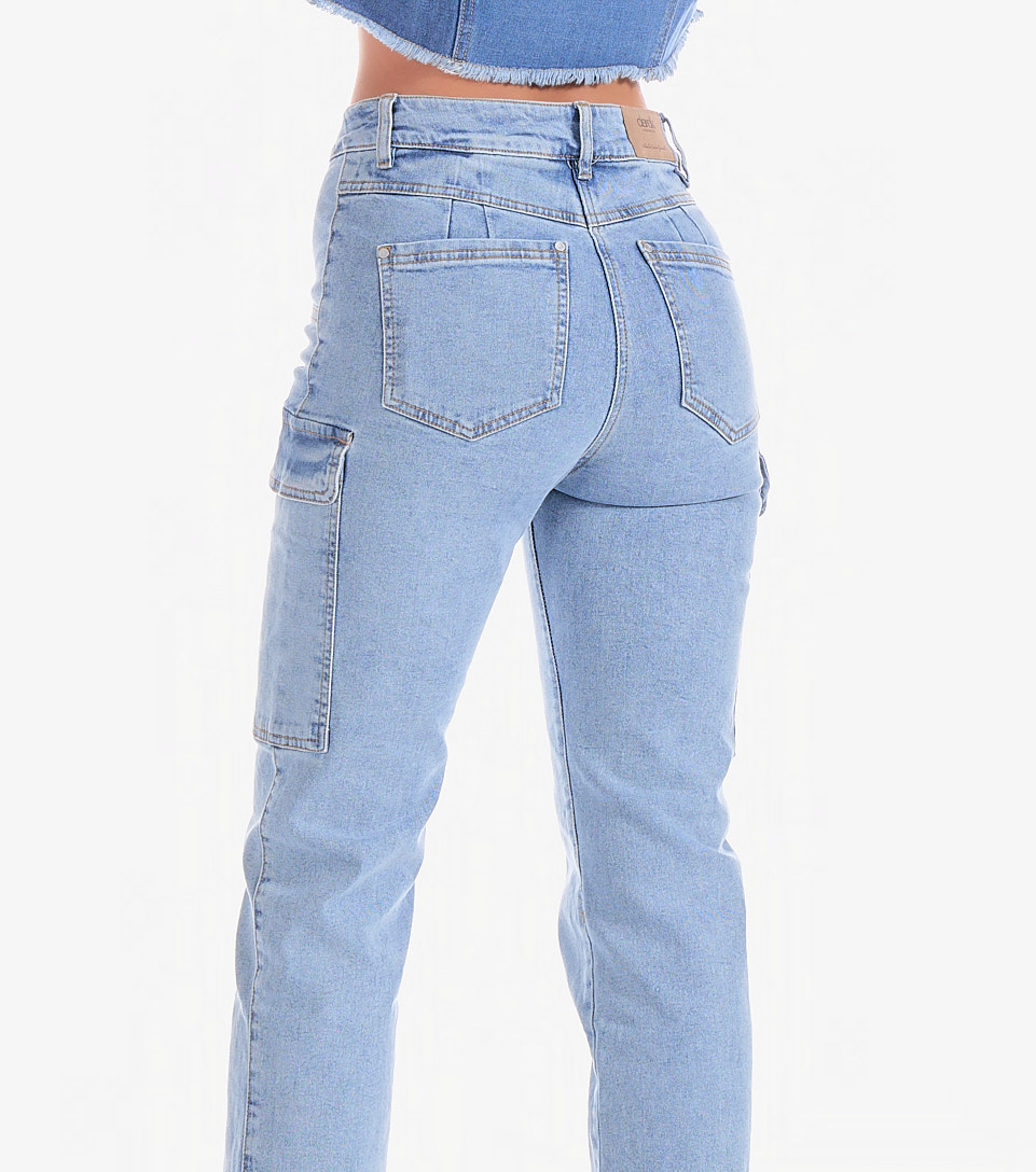 Jean Tipo Cargo Con Proceso Praga Emma Derek 832384 AZ