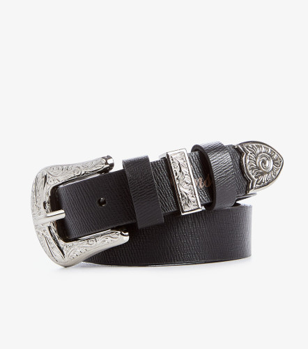 Jimena Correa Unicolor Hebilla Con Textura UnserNG