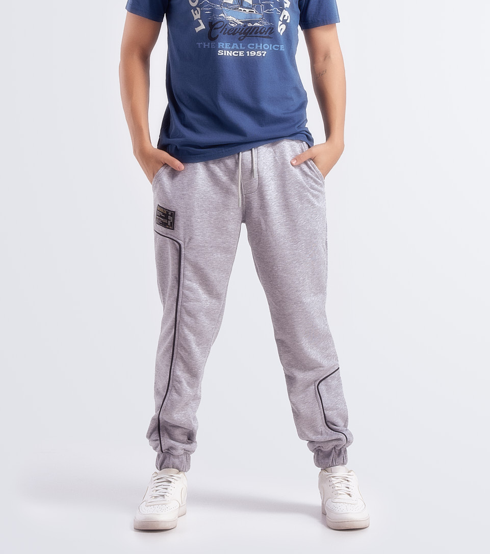 Jogger Para Hombre Unicolor Con Bolsillos Unser 830978 GR