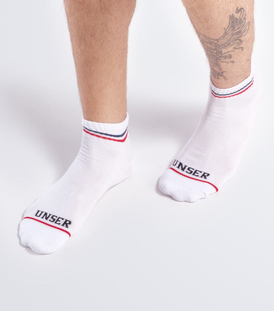 Media Para Hombre Bipack Tobillera Unicolor Unser 832965 BL
