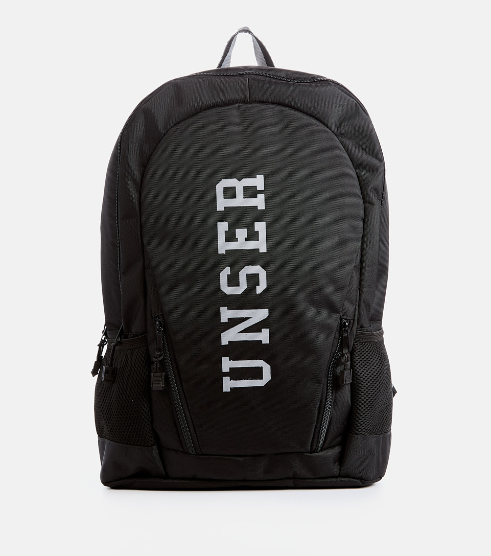 Morral Para Hombre Unicolor Con Bolsillos Y Texto UnserNG