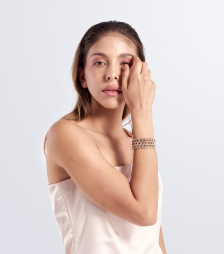 Pulsera Unicolor Piedras Brillantes DerekDO