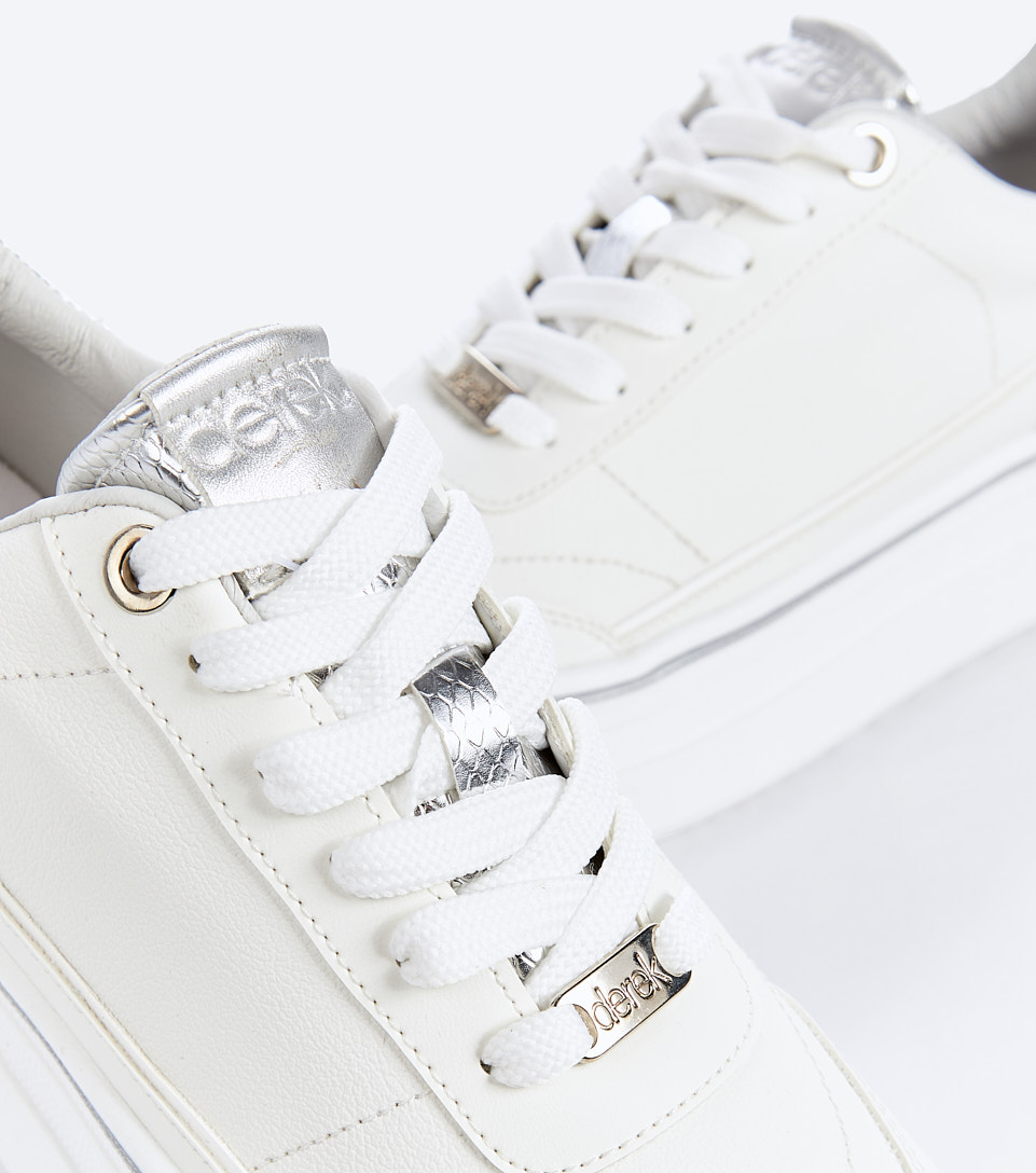 Tenis Para Mujer Combinados Con Cordones Derek 832513 PT