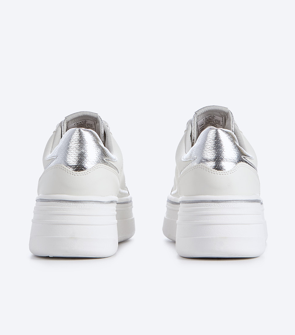 Tenis Para Mujer Combinados Con Cordones Derek 832513 PT