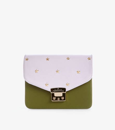 Vale Bolso Con Estilo Crossbody Lila Verde Oscuro CloverVO