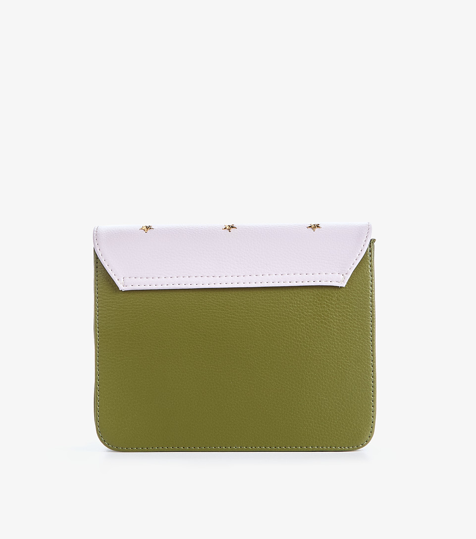 Vale Bolso Con Estilo Crossbody Lila Verde Oscuro Clover 833125 VO