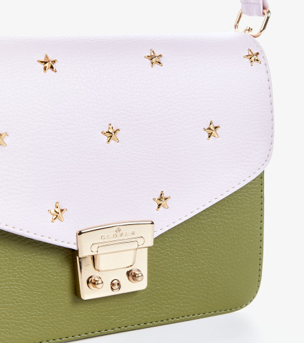 Vale Bolso Con Estilo Crossbody Lila Verde Oscuro CloverVO