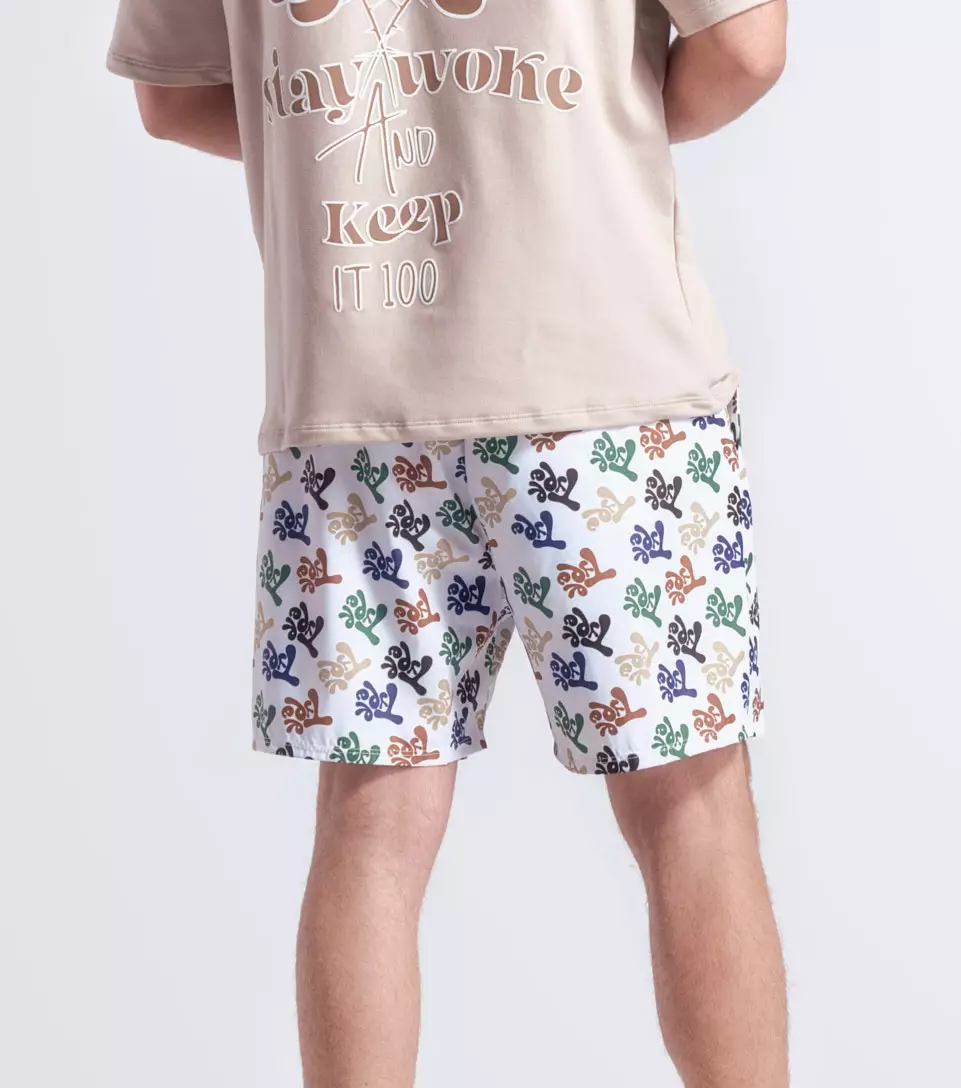 Mau Pantaloneta Estampada TyperBL
