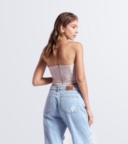 Amelia Corset En Burda Unicolor TyperKQ