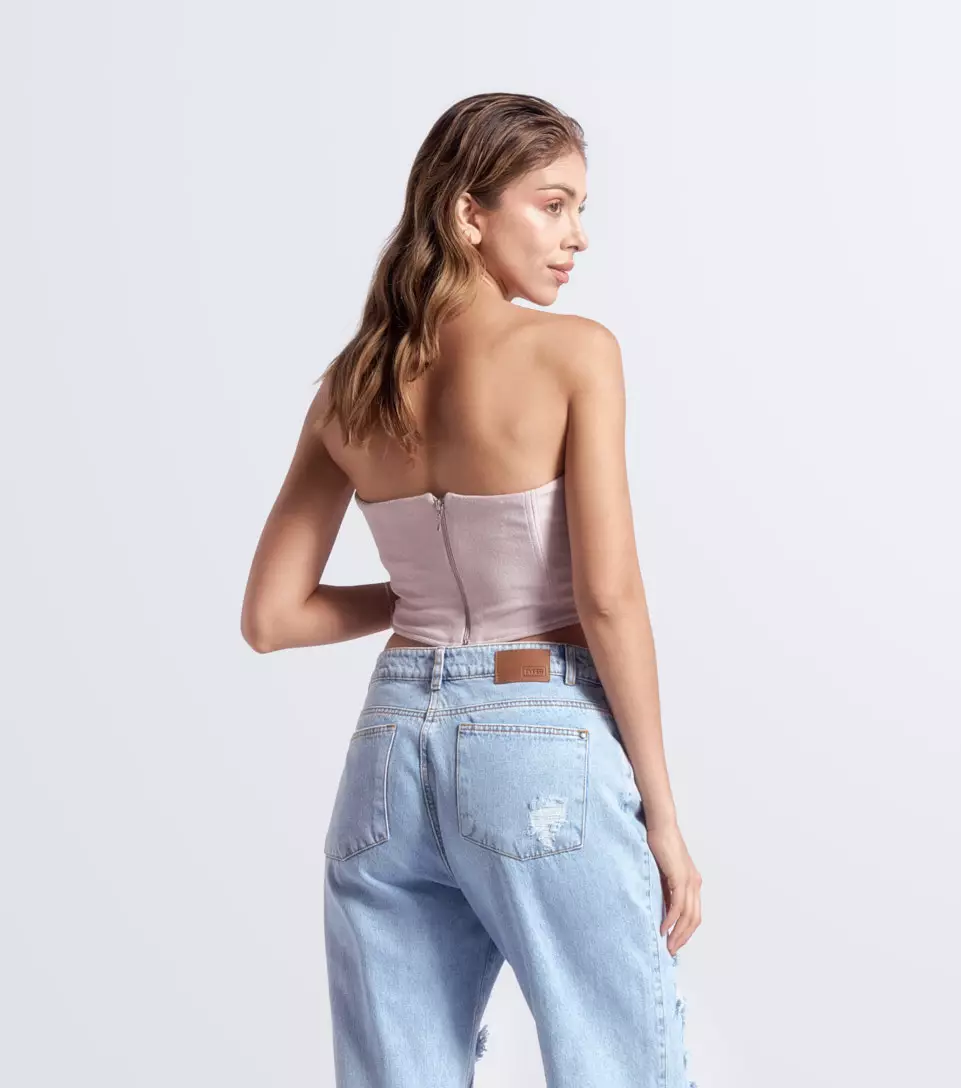 Amelia Corset En Burda Unicolor TyperKQ