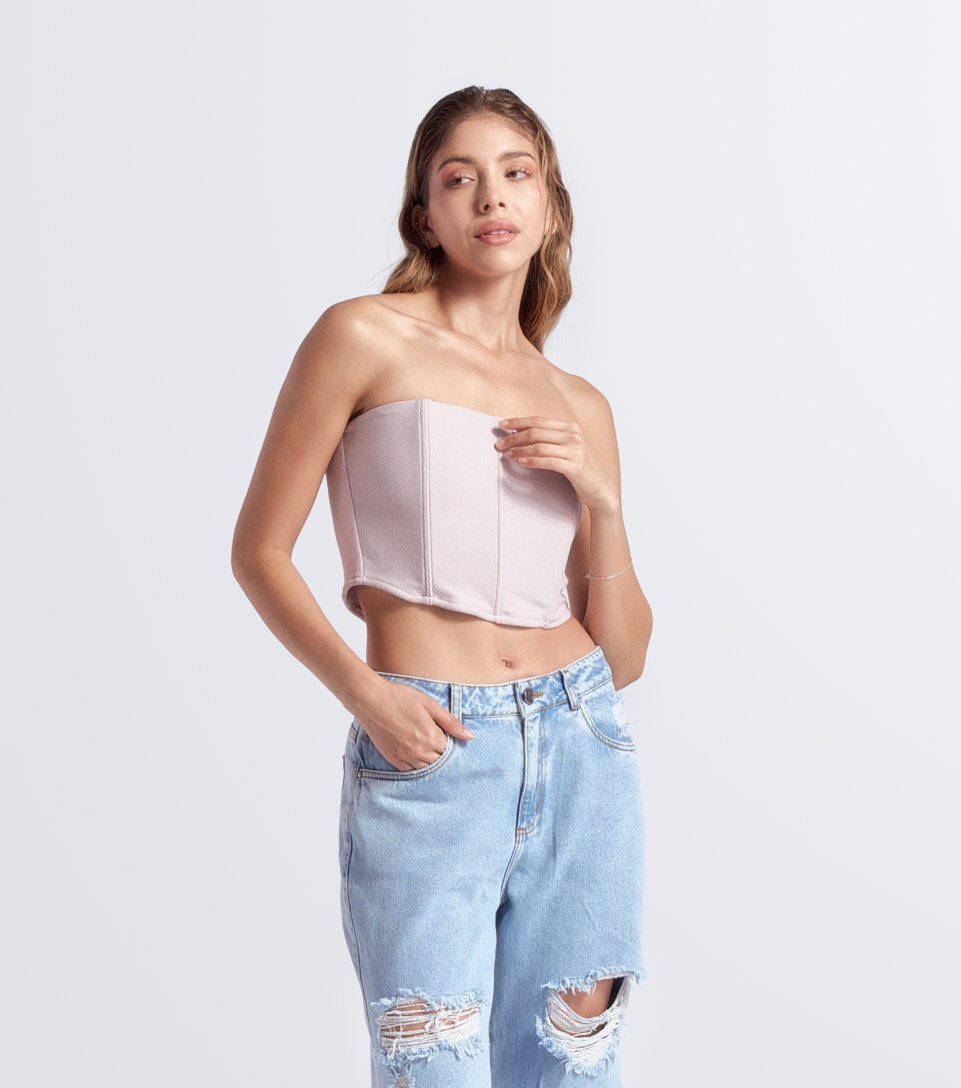 Amelia Corset En Burda Unicolor TyperKQ