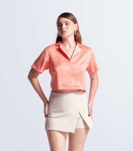 Blusa Para Mujer En Satin Ariel Derek LovelyNM