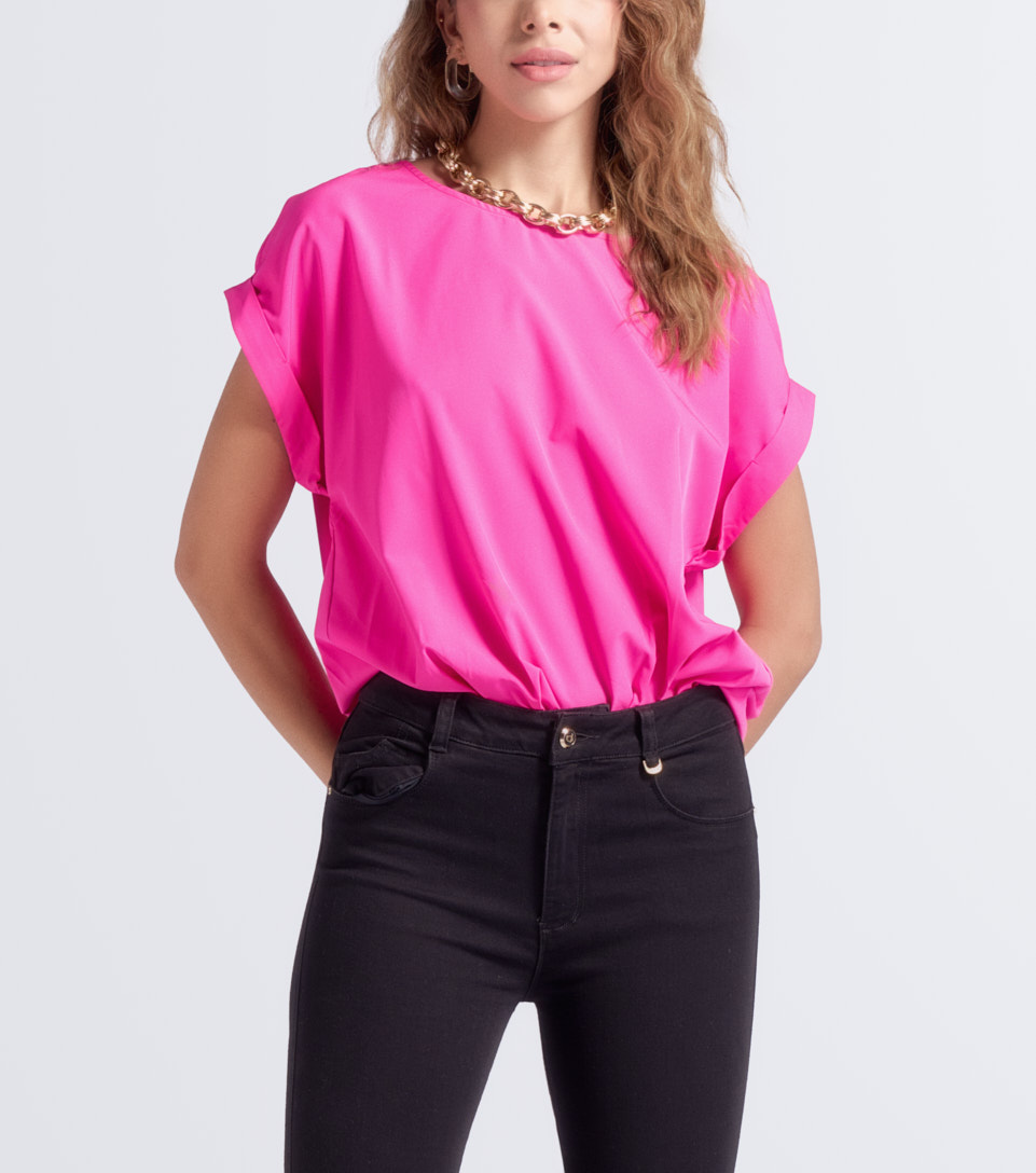 Blusa Unicolor Cuello Redondo Derek 834012 FS