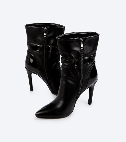 Bota Para Mujer Cana Media Con Tacon DerekNG