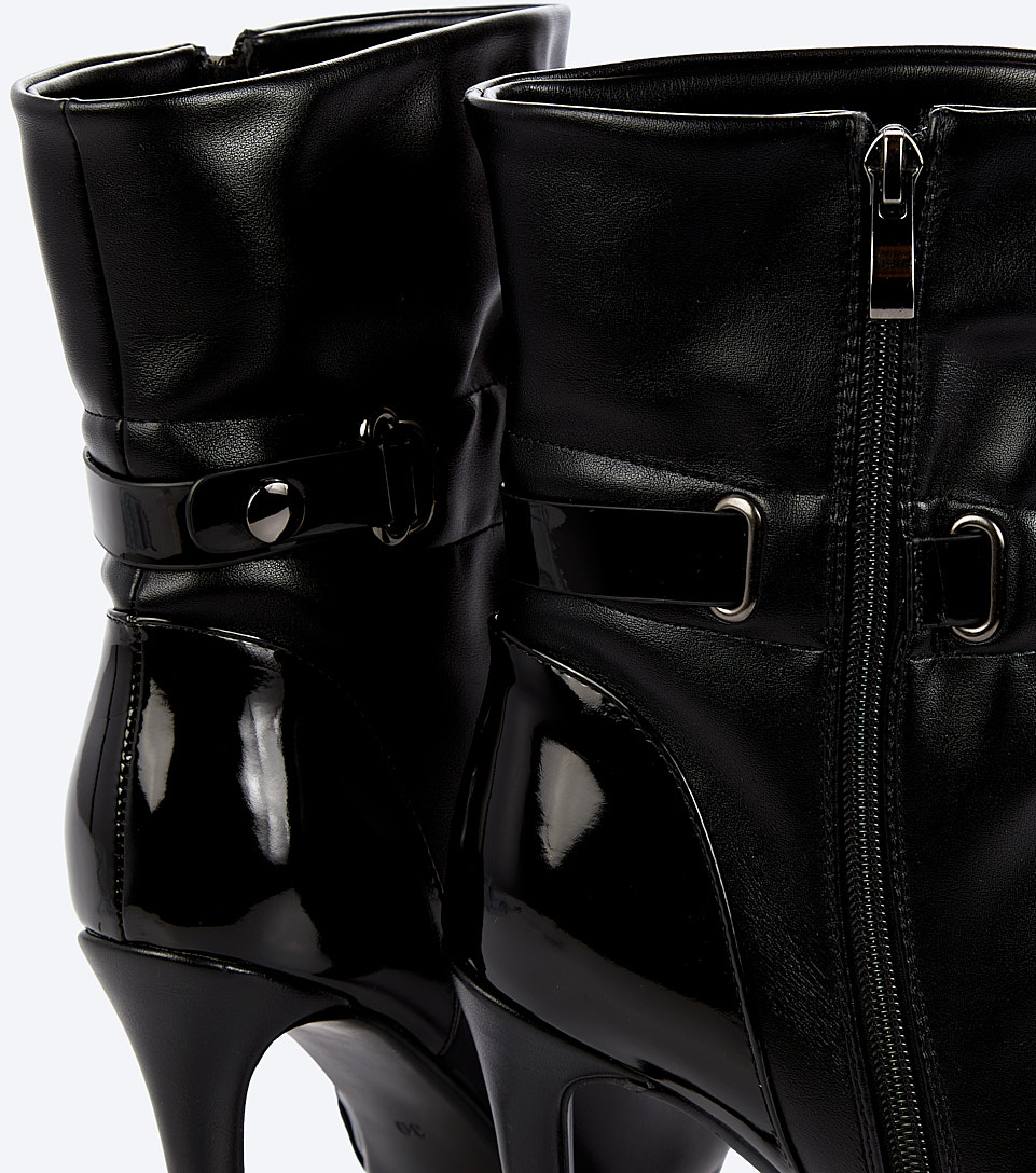 Bota Para Mujer Cana Media Con Tacon Derek 828184 NG