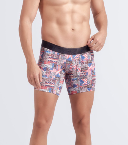 Boxer Para Hombre Bipack Combinado Con Elastico Marcado Texto UnserAZ