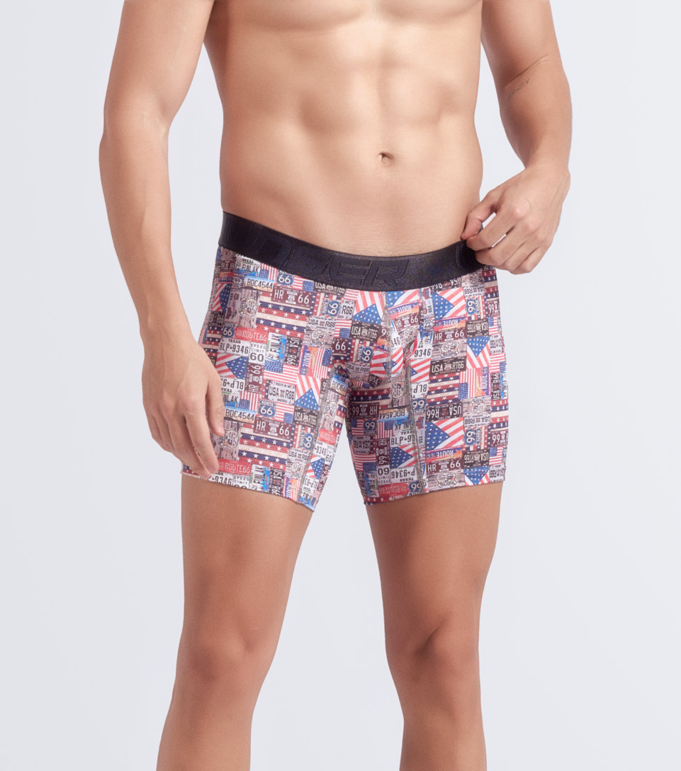 Boxer Para Hombre Bipack Combinado Con Elastico Marcado Texto UnserAZ