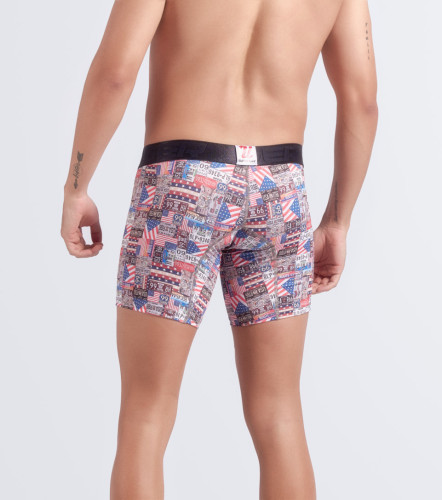 Boxer Para Hombre Bipack Combinado Con Elastico Marcado Texto UnserAZ