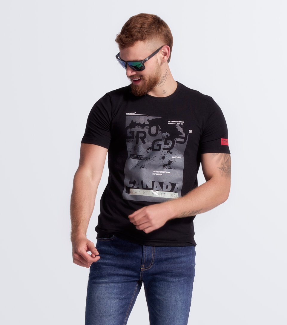 Braldi T Shirt Slim Masculina Groggy 834065 NG