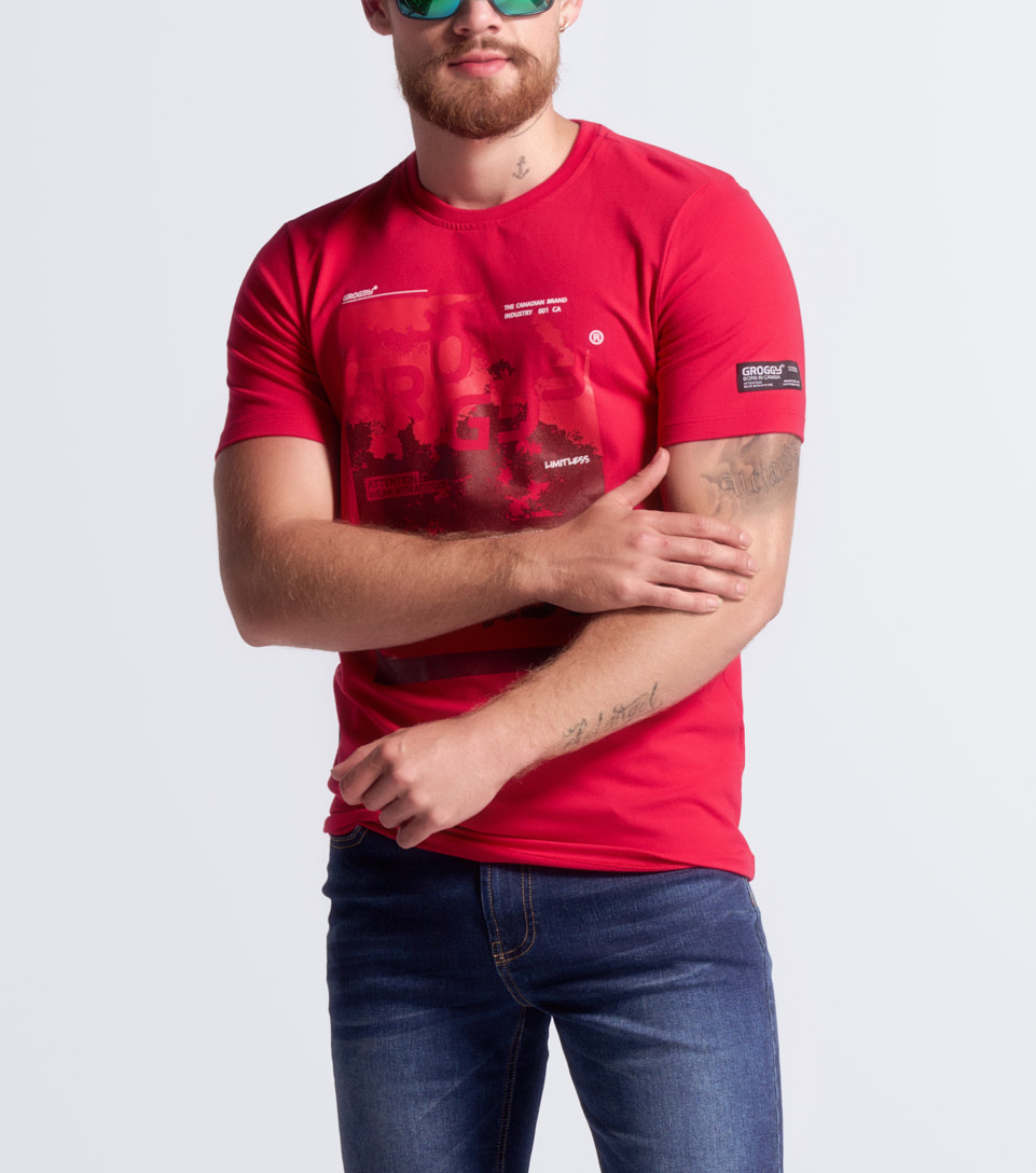 Braldi T Shirt Slim Masculina Groggy 834065 NG