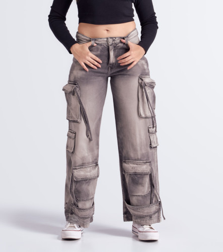 Dali Pantalon Cargo Descaderado TyperNG