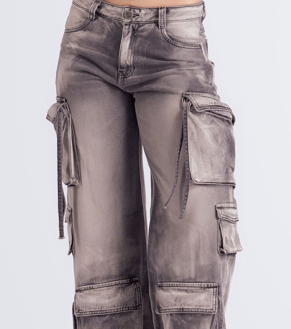 Dali Pantalon Cargo Descaderado Typer 833181 