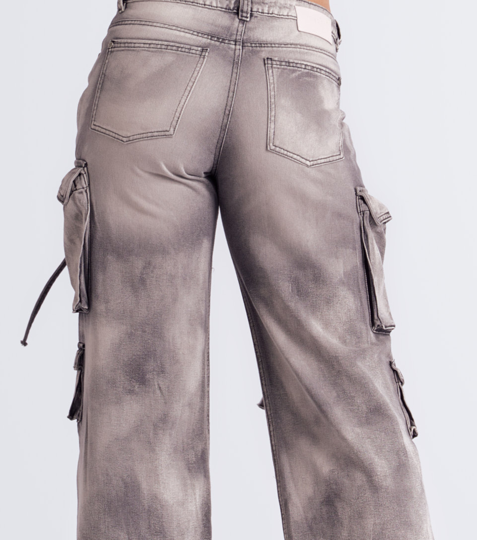 Dali Pantalon Cargo Descaderado Typer 833181 NG