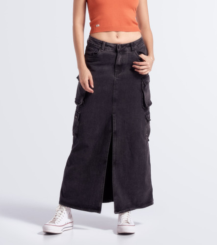 Estefani Falda Larga Con Bolsillos UnserNG