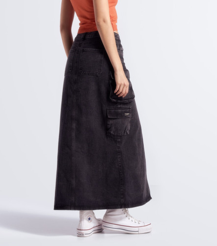 Estefani Falda Larga Con Bolsillos UnserNG