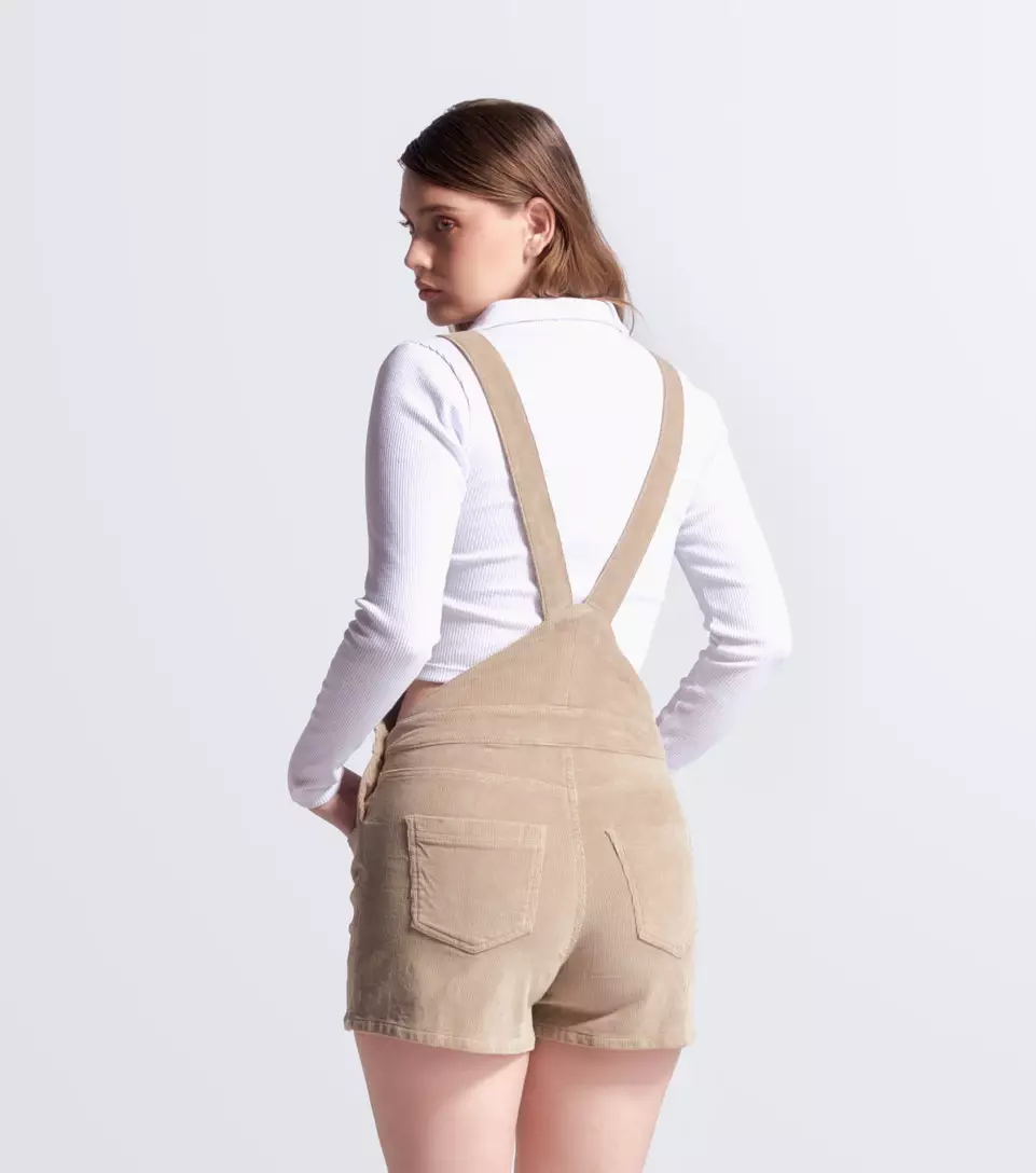 Fer Overall Corto En Corduroy Unicolor TyperKQ