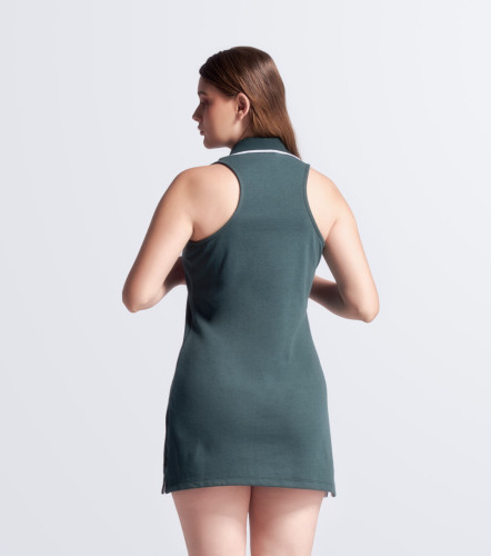 Gaby Vestido Tipo Polo Sin Mangas TyperVO