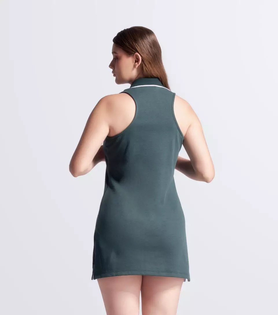 Gaby Vestido Tipo Polo Sin Mangas TyperVO