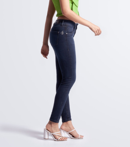 Jean Para Mujer Pull Up Con Proceso Oscuro Praga Karmit DerekAZ