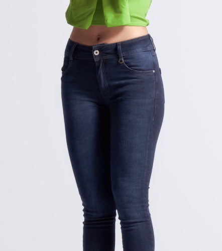 Jean Para Mujer Pull Up Con Proceso Oscuro Praga Karmit DerekAZ