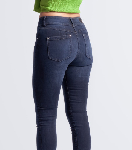 Jean Para Mujer Pull Up Con Proceso Oscuro Praga Karmit DerekAZ