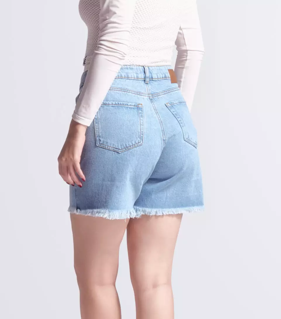 Karla Short Denim Con Cortes TyperAZ