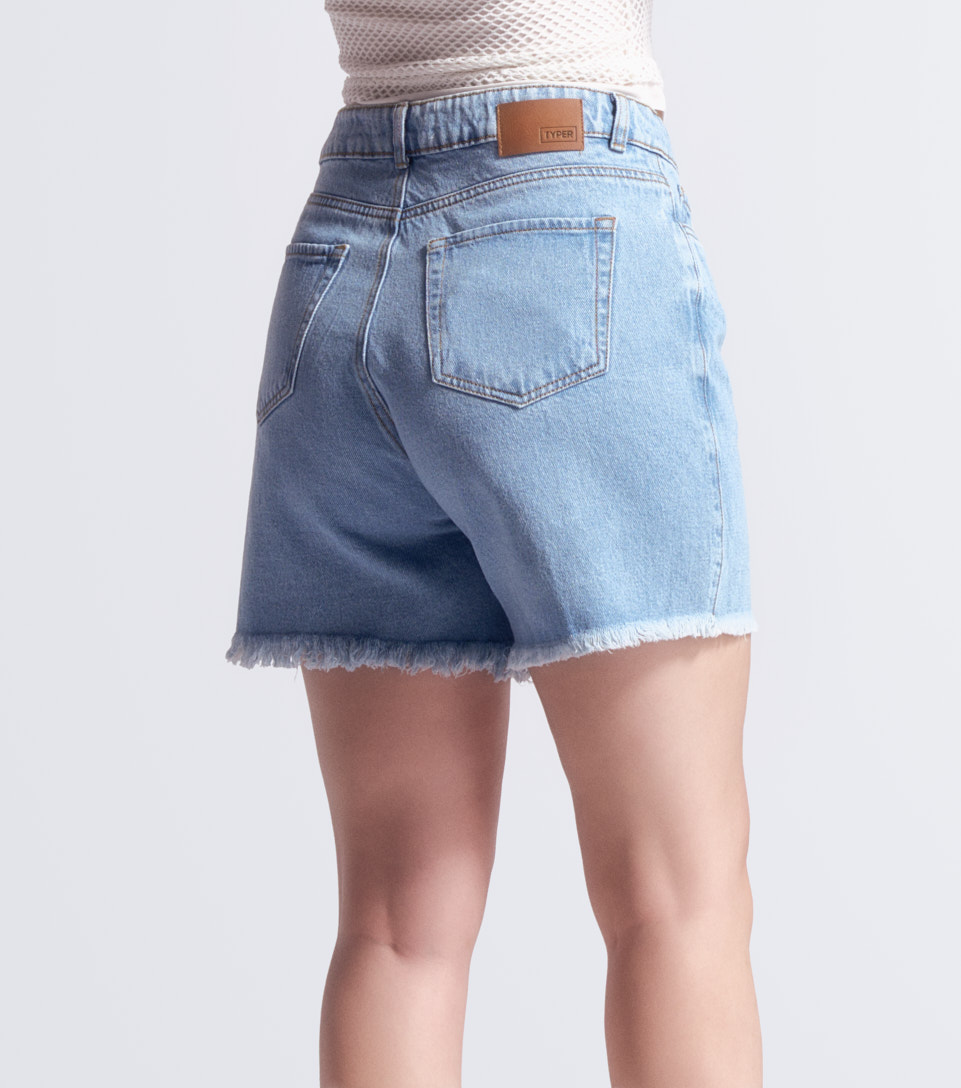 Karla Short Denim Con Cortes Typer 833689 AZ