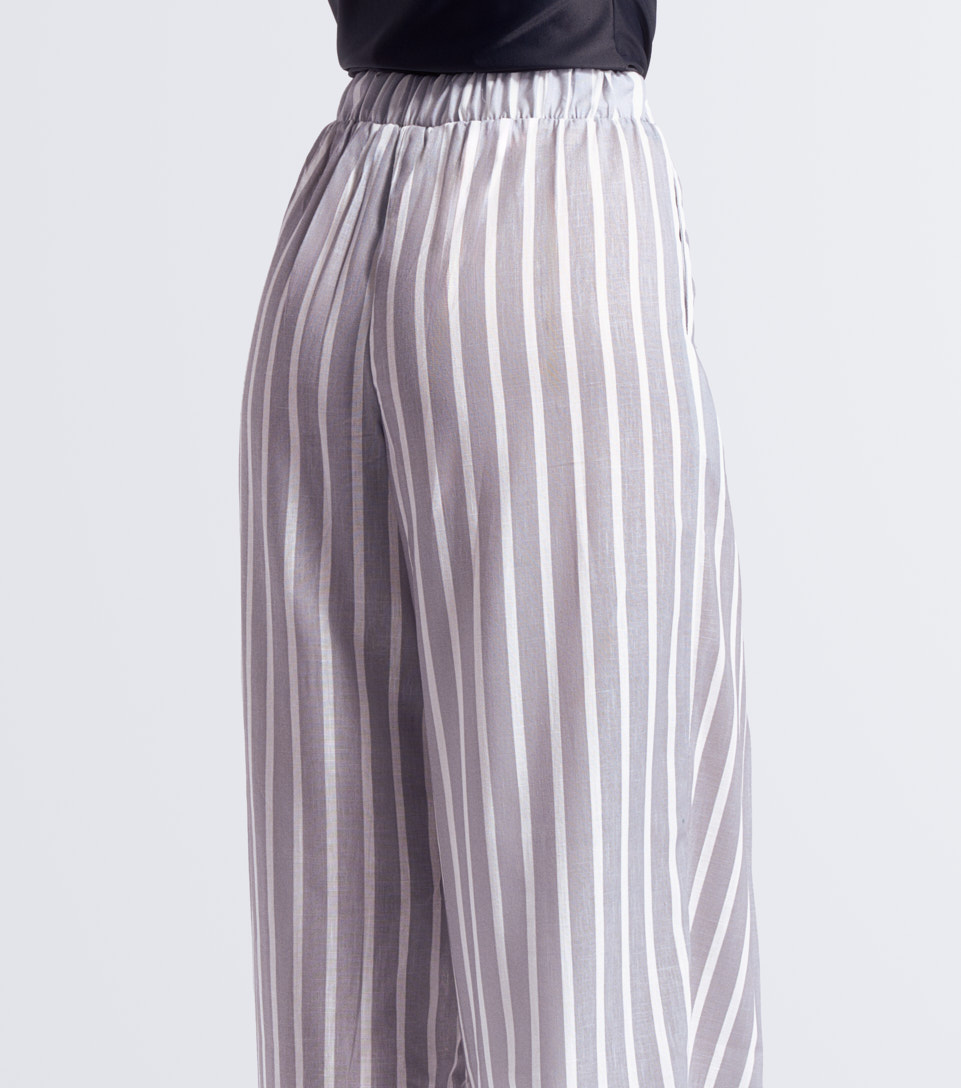 Pantalon Para Mujer En Lino A Rayas Antonia Derek 830211 GR